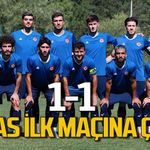 Zonguldakspor ilk hazırlık maçından beraberlikle ayrıldı