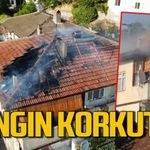 Yangın korkuttu: 3 katlı evin çatısında çıkan yangın söndürüldü