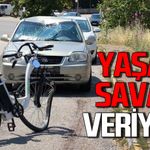 Otomobille çarpışan bisikletli ağır yaralandı