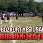Milletvekili Saffet Bozkurt yeşil sahada hünerlerini gösterdi