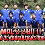 Hazırlık maçı 2-2 bitti...4 golü de Zonguldakspor attı!