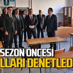 Vali ve Cumhuriyet Başsavcısı yeni yıl öncesi okulları denetledi