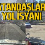 Tepebaşı’nda bozuk yollar vatandaşı isyan ettirdi
