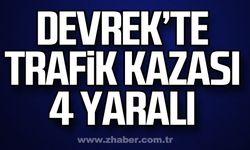 Devrek’te trafik kazası: 4 yaralı