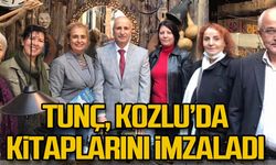 Tunç, Kozlu’da kitaplarını imzaladı