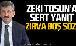 Zeki Tosun'a Mimarlar Odası'ndan sert yanıt!