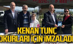 Kenan Tunç okurları için imzaladı!