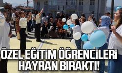 Özel eğitim öğrencileri farkındalık oluşturdu