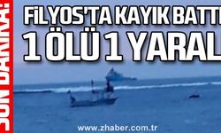 Filyos'ta kayık battı!