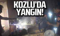 Kozlu'da yangın! Mutfak küle döndü