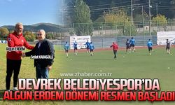 Devrek Belediyespor’da Algun Erdem dönemi resmen başladı