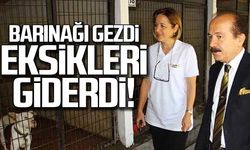 Barınağı gezdi... Eksikleri giderdi