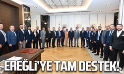 TOBB Başkanı Rifat Hisarcıklıoğlu'ndan Ereğli TSO'ya tam destek!