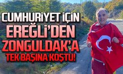 Cumhuriyet için Ereğli'den Zonguldak'a koştu