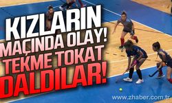 Kızların maçında olay... Tekme tokat daldılar
