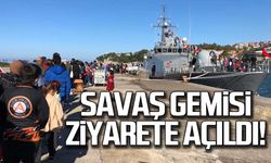 Savaş Gemisi ziyarete açıldı!