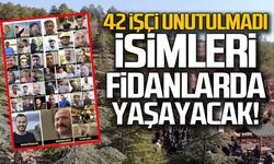 Bartın maden şehitleri unutulmadı... İsimleri fidanlarda yaşayacak