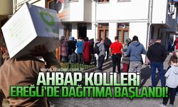 AHBAP kolileri Ereğli'de dağıtılmaya başlandı!