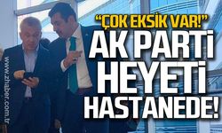 Ak Parti heyeti yeni Atatürk Devlet Hastanesi'nde