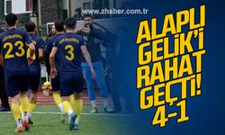 Alaplı Gelik'i rahat geçti! 4-1