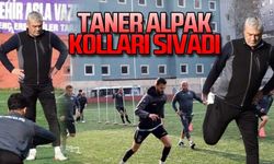 Taner Alpak kolları sıvadı