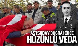 Astsubay Buğra Kök'e hüzünlü veda
