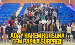 Aday hakem kursuna Cem Papila sürprizi!
