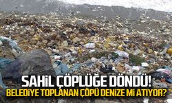 Sahil çöplüğe döndü... Bunun sorumlusu kim?