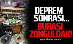 Deprem sonrası... Burası Zonguldak!