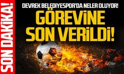 Devrek Belediyespor’da neler oluyor! Görevine son verildi!