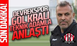 Devrekspor gol kralı teknik adamla anlaştı