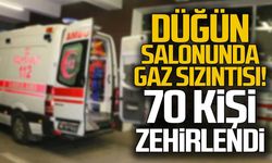 Düğün salonunda 70 kişi zehirlendi