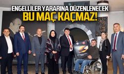 Engelliler yararına düzenlenecek futbol maçına davet etti