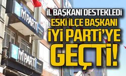 Eski ilçe başkanı İYİ Parti'ye katıldı!