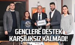 Gençlere destek karşılıksız kalmadı