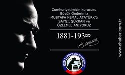 Genel Maden İşçileri Sendikası'ndan 10 Kasım Atatürk'ü Anma mesajı