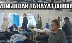 Zonguldak'ta hayat durdu!