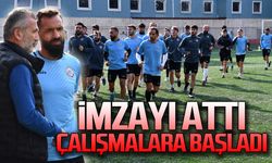 İmzayı attı, çalışmalara başladı