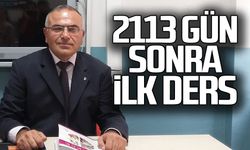 2 bin 113 gün sonra ilk ders