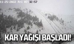 Kar yağışı başladı
