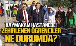 Kaymakam Göze hastanede... Zehirlenen öğrencilerin son durumunu anlattı!