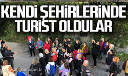 Kendi şehirlerinde turist oldular