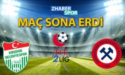 Kırşehirspor- Zonguldak Kömürspor maçı sona erdi