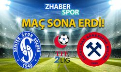 Sarıyer-Zonguldak Kömürspor maçı sona erdi!
