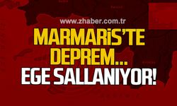 Marmaris'te deprem... Ege sallanıyor!