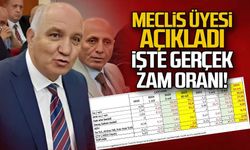 Meclis üyesi açıkladı... İşte gerçek zam oranı!