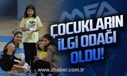 Çocukların ilgi odağı oldu!