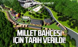 Gülüç Millet Bahçesi için tarih verildi!