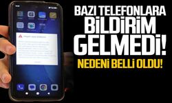 Bazı telefonlara AFAD'dan bildirim gelmedi... Nedeni belli oldu