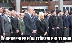 24 Kasım Öğretmenler Günü törenle kutlandı